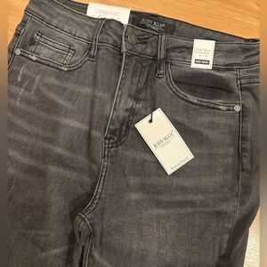 Judy Blue Black‎ Denim Crop Jeans